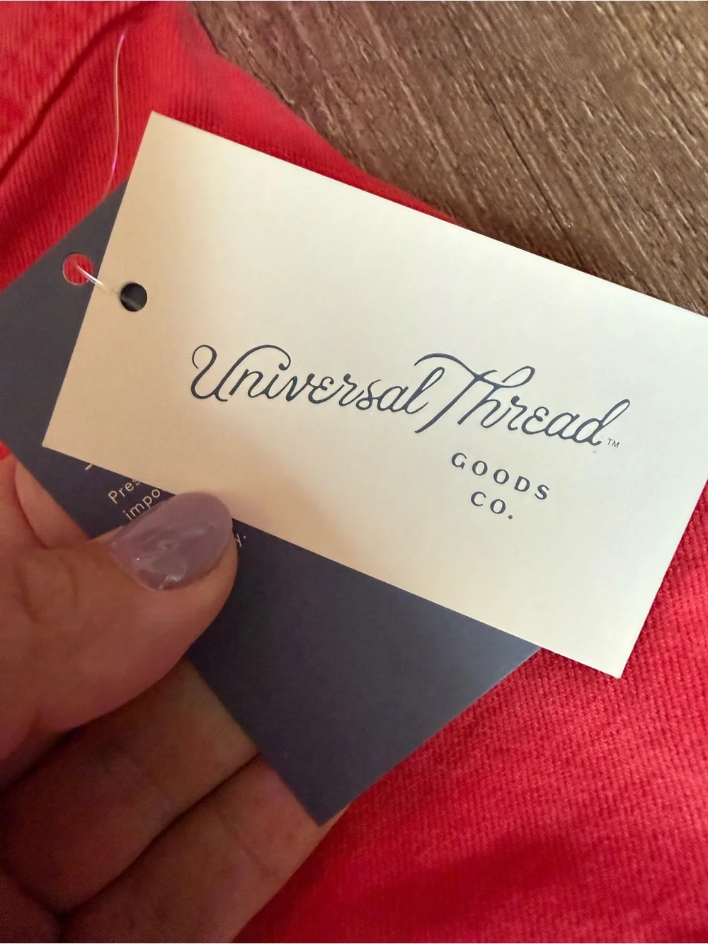 Universal Thread High-Waist Bright Red Cotton Shorts